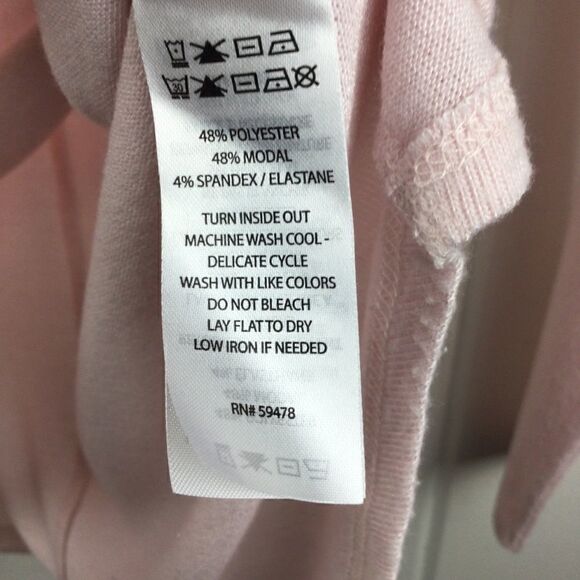 Rachel Zoe Pink Sweater,‎  Pastel Pink Cowl Neck Top, Size - XS - Picture 9 of 9